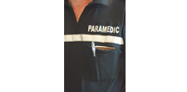 Picture of a paramedic in uniform, representing the Division of Certification.